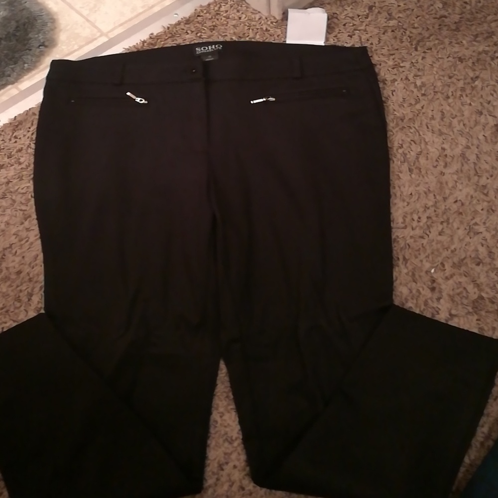 Black slacks skinny